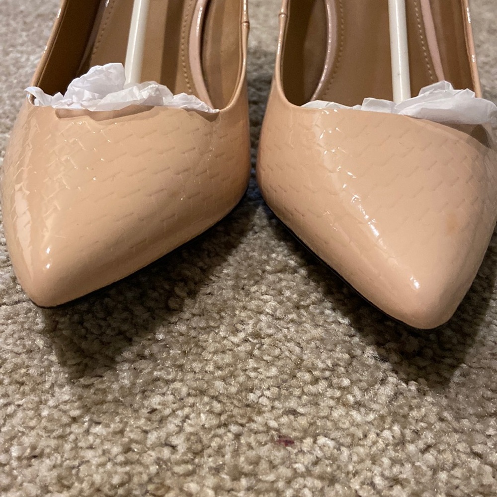 Calvin Klein Gayle Python Patent Heels - Picture 8 of 11